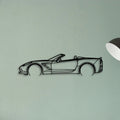 C7 2014 Cabrio Classic Silhouette Metal Wall Art - Tinvibe