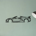 C8 Convertible 2 Classic Silhouette Metal Wall Art - Tinvibe