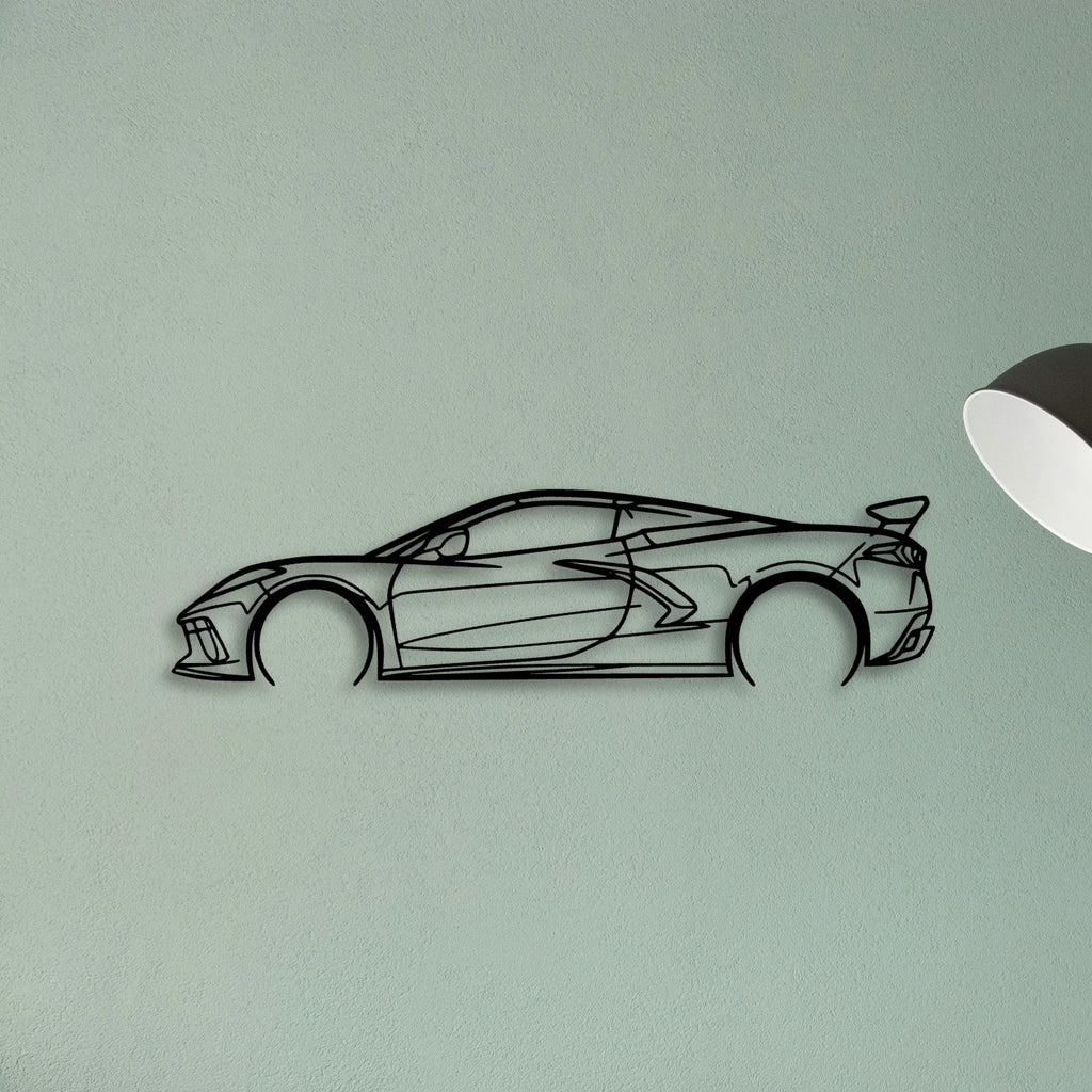 C8 HTC 2 Classic Silhouette Metal Wall Art - Tinvibe