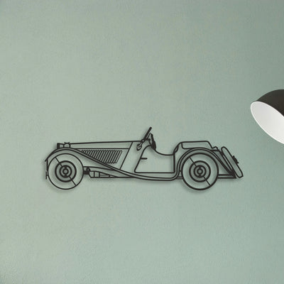 CLASSIC CAR Classic Silhouette Metal Wall Art - Tinvibe