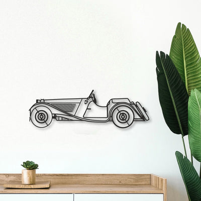 CLASSIC CAR Classic Silhouette Metal Wall Art - Tinvibe