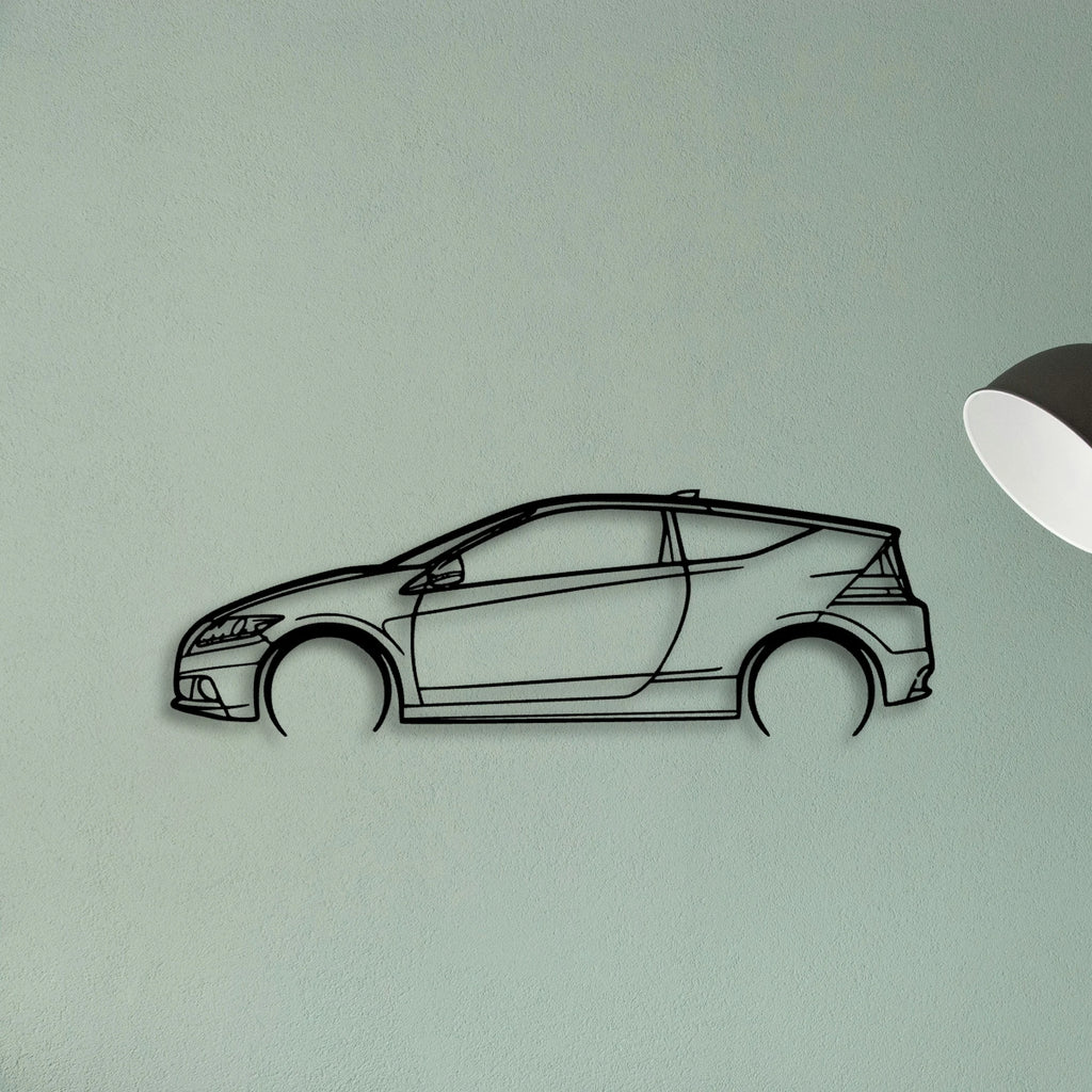 CR Z 2014 Classic Silhouette Metal Wall Art - Tinvibe