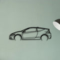 CR Z 2014 Classic Silhouette Metal Wall Art - Tinvibe