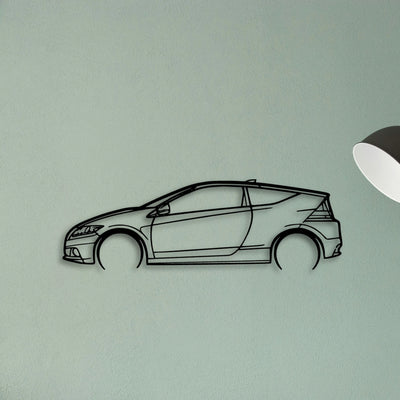 CR Z 2014 Classic Silhouette Metal Wall Art - Tinvibe