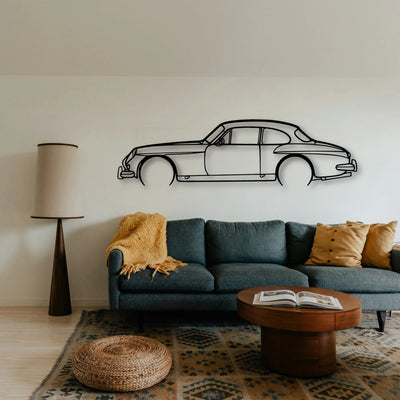 CV8 1966 Classic Silhouette Metal Wall Art - Tinvibe