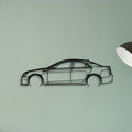 C V Classic Silhouette Metal Wall Art - Tinvibe