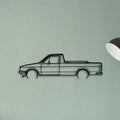 Caddy 1992 Classic Silhouette Metal Wall Art - Tinvibe