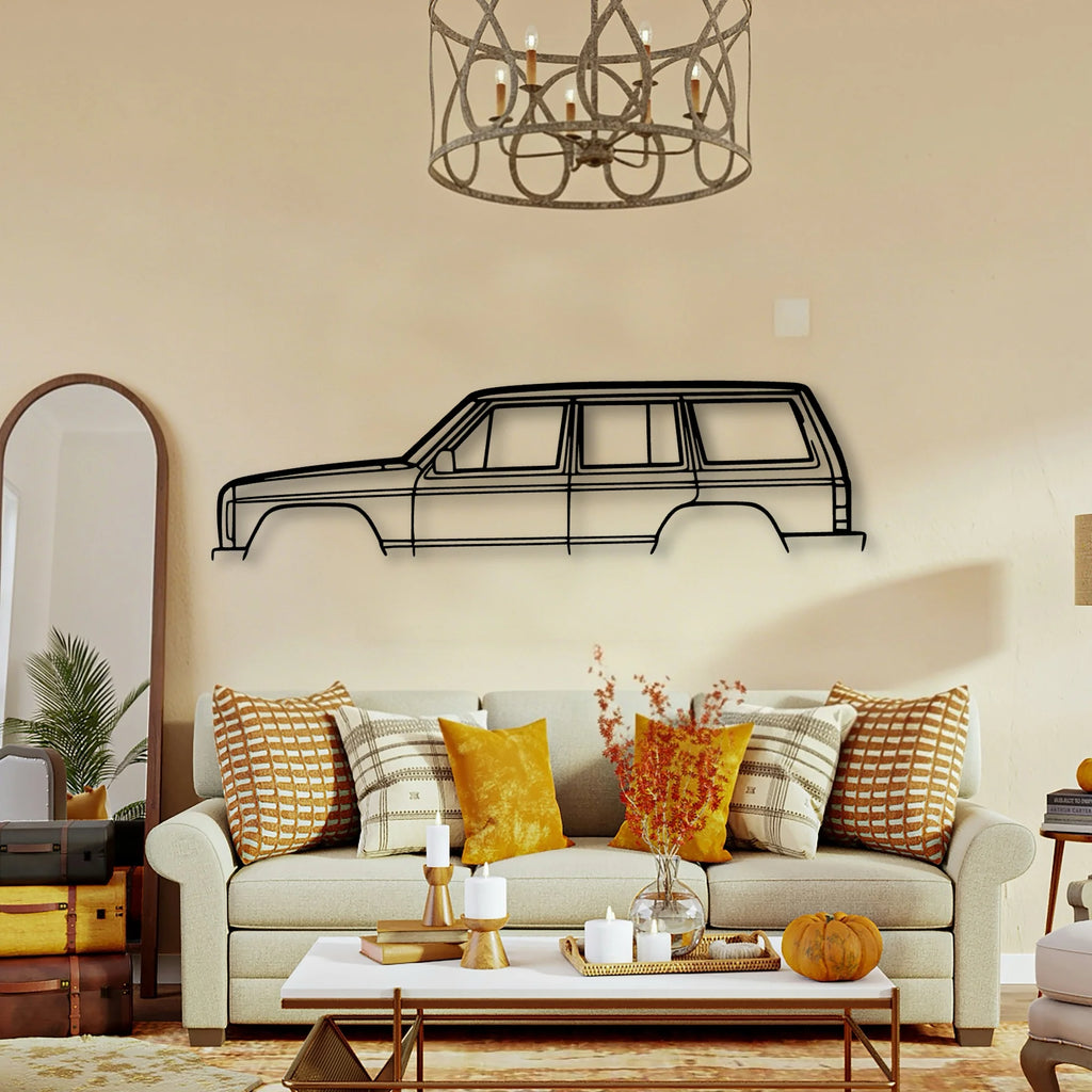 Cherokee 2000 Classic Silhouette Metal Wall Art - Tinvibe