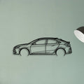 Civic 2021 Classic Silhouette Metal Wall Art - Tinvibe