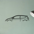 Civic Type R EP3 Classic Silhouette Metal Wall Art - Tinvibe
