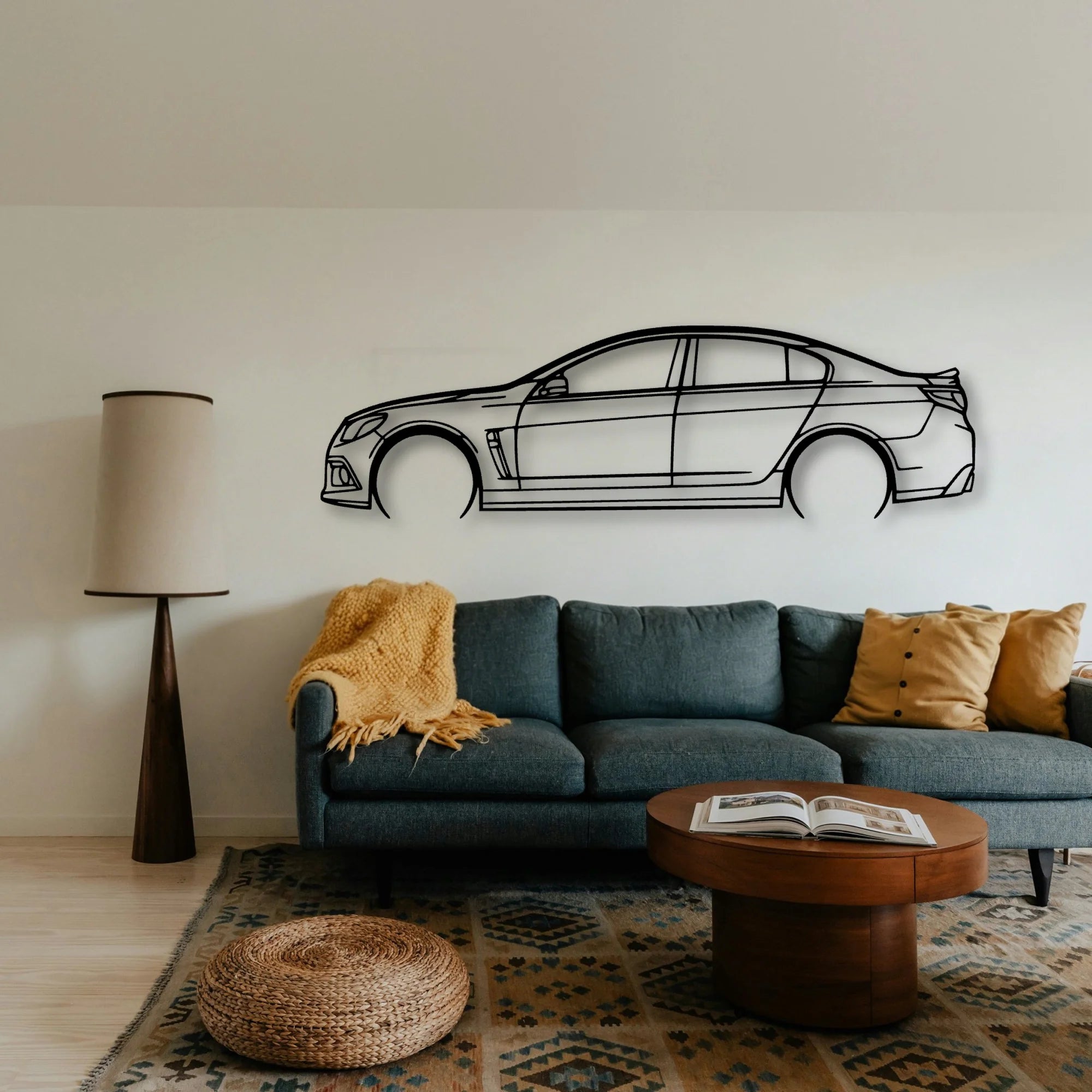 Clubsport R8 2018 Classic Silhouette Metal Wall Art - Tinvibe