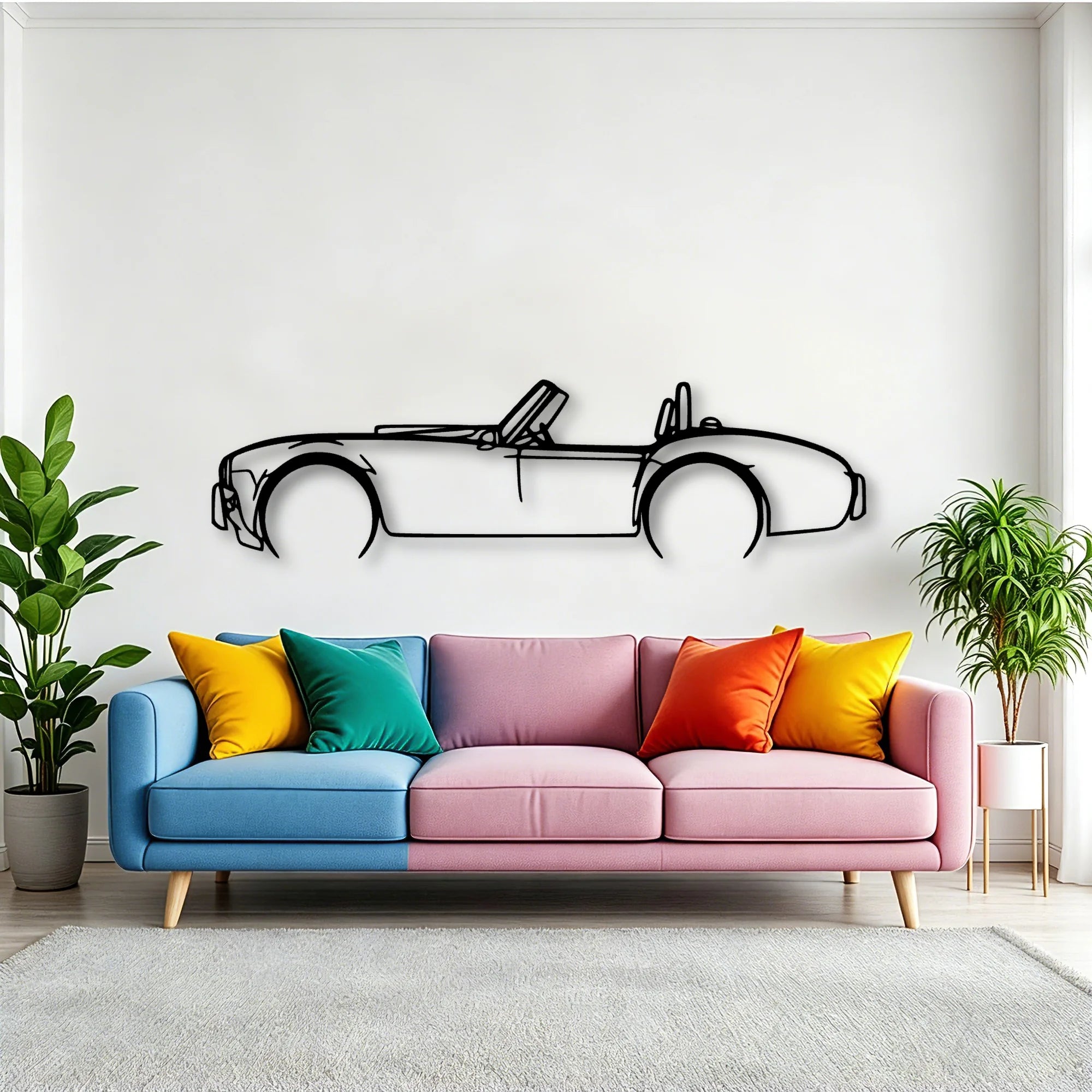 Cobra 1985 Classic Silhouette Metal Wall Art - Tinvibe