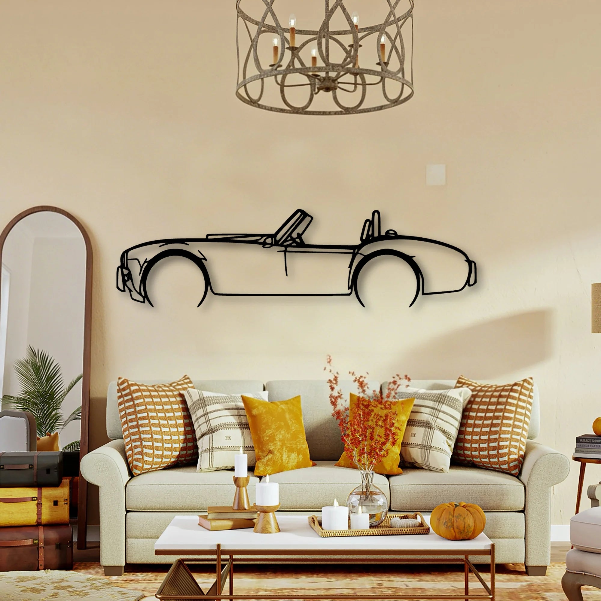 Cobra 1985 Classic Silhouette Metal Wall Art - Tinvibe