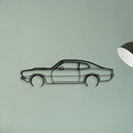 Comet 1973 Classic Silhouette Metal Wall Art - Tinvibe