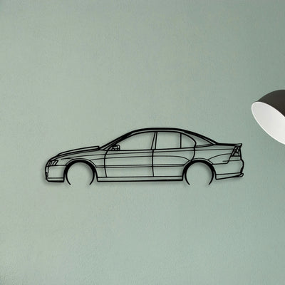 Commodore SS 2009 Classic Silhouette Metal Wall Art - Tinvibe