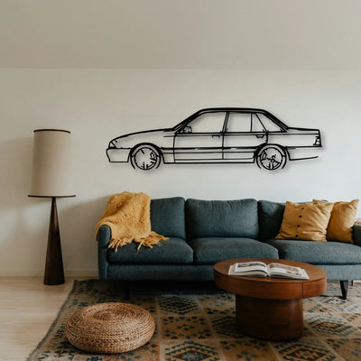 Commodore VL Classic Silhouette Metal Wall Art - Tinvibe