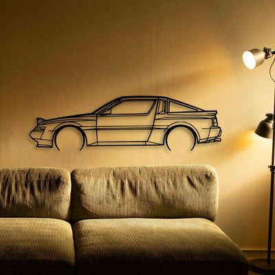Conquest 1987 Classic Silhouette Metal Wall Art - Tinvibe
