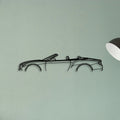 Continental GT Speed Convertible Classic Silhouette Metal Wall Art - Tinvibe