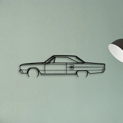 Coronet 1967 Classic Silhouette Metal Wall Art - Tinvibe