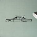 Coronet 1967 2 Classic Silhouette Metal Wall Art - Tinvibe