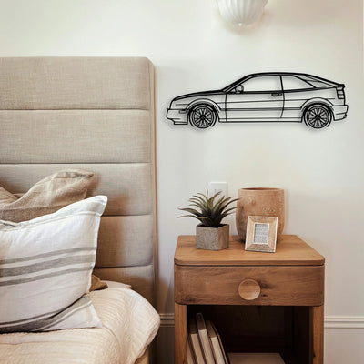Corrado 1994 Classic Silhouette Metal Wall Art - Tinvibe