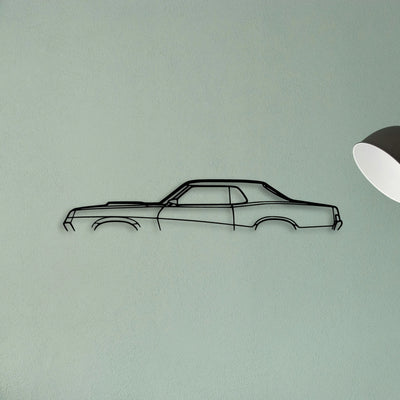 Cougar 1969 Classic Silhouette Metal Wall Art - Tinvibe
