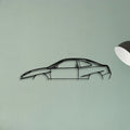 Coupe 1997 Classic Silhouette Metal Wall Art - Tinvibe