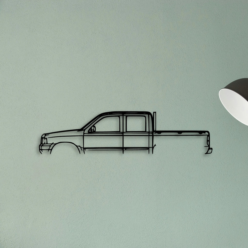 Courier 2003 Classic Silhouette Metal Wall Art - Tinvibe
