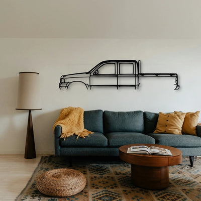 Courier 2003 Classic Silhouette Metal Wall Art - Tinvibe