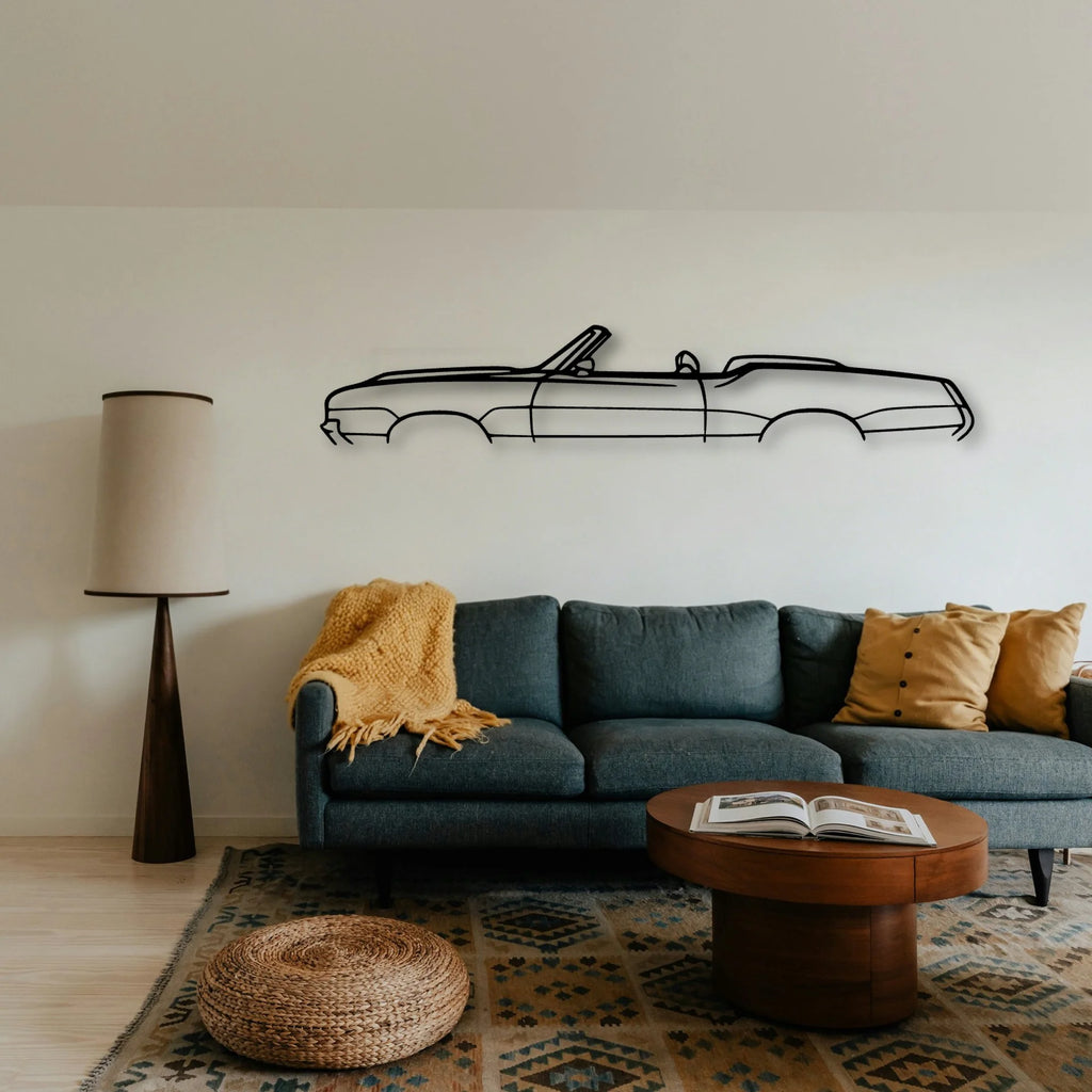 Cutlass Supreme Classic Silhouette Metal Wall Art - Tinvibe