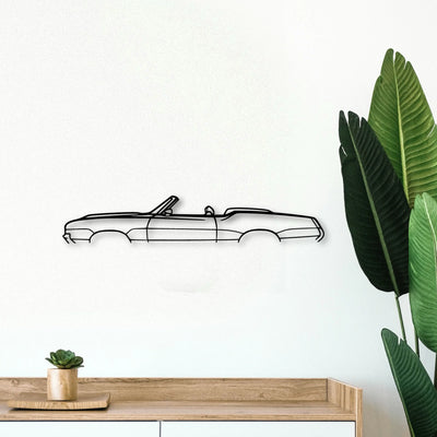 Cutlass Supreme Classic Silhouette Metal Wall Art - Tinvibe