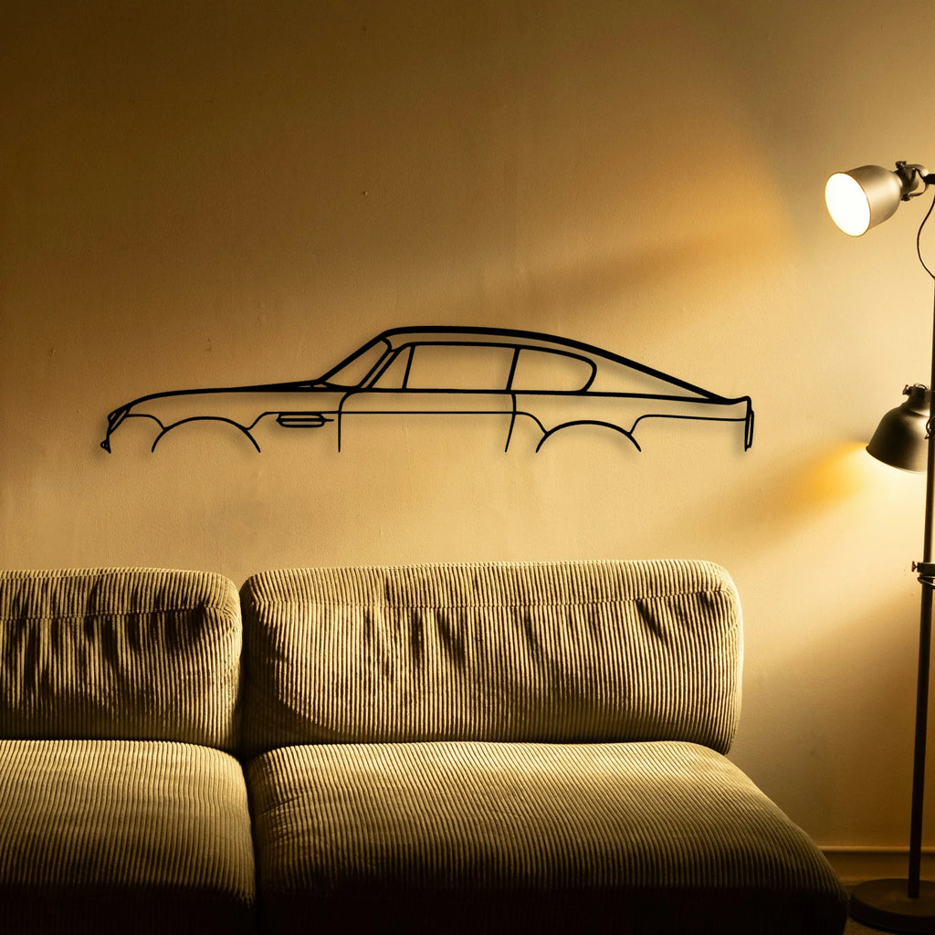 DB6 Classic Silhouette Metal Wall Art - Tinvibe
