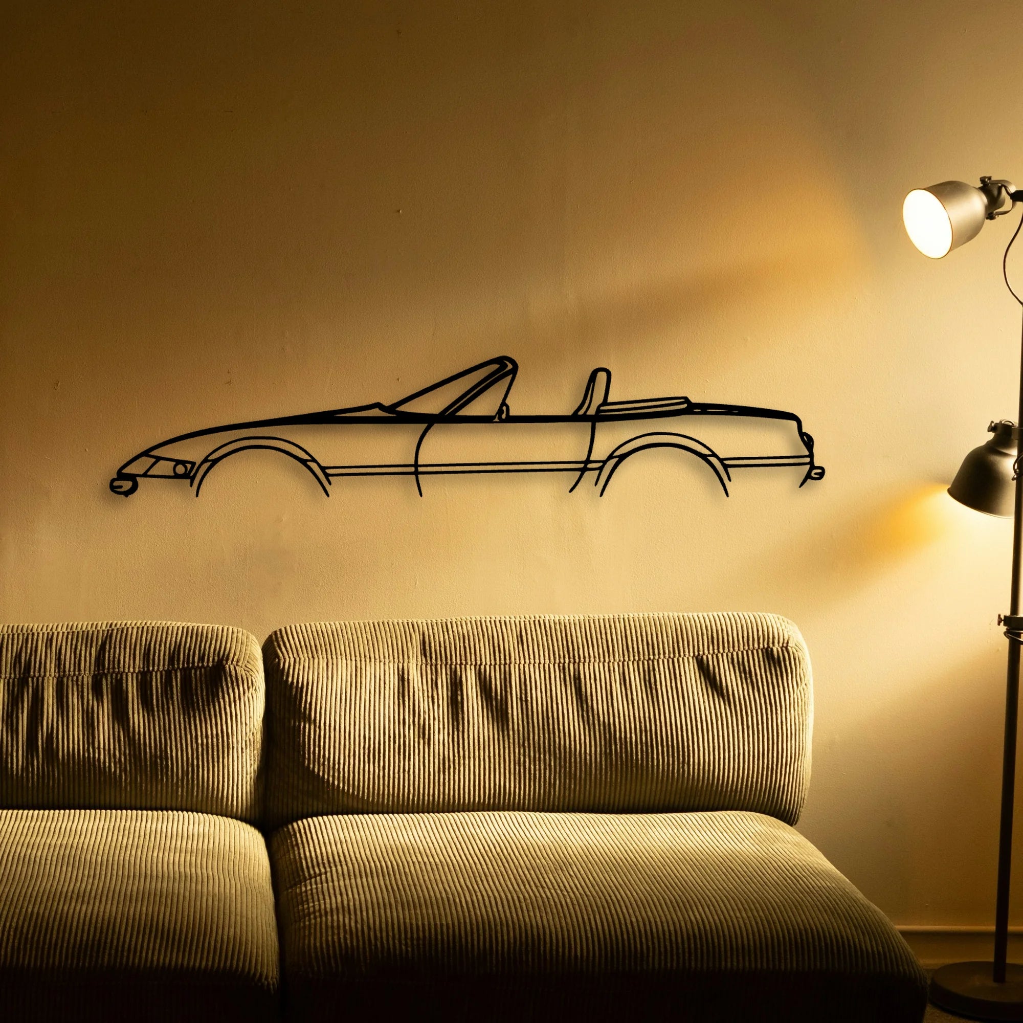 Daytona 1969 Classic Silhouette Metal Wall Art - Tinvibe