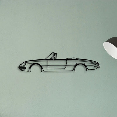 Duetto 1967 Classic Silhouette Metal Wall Art - Tinvibe