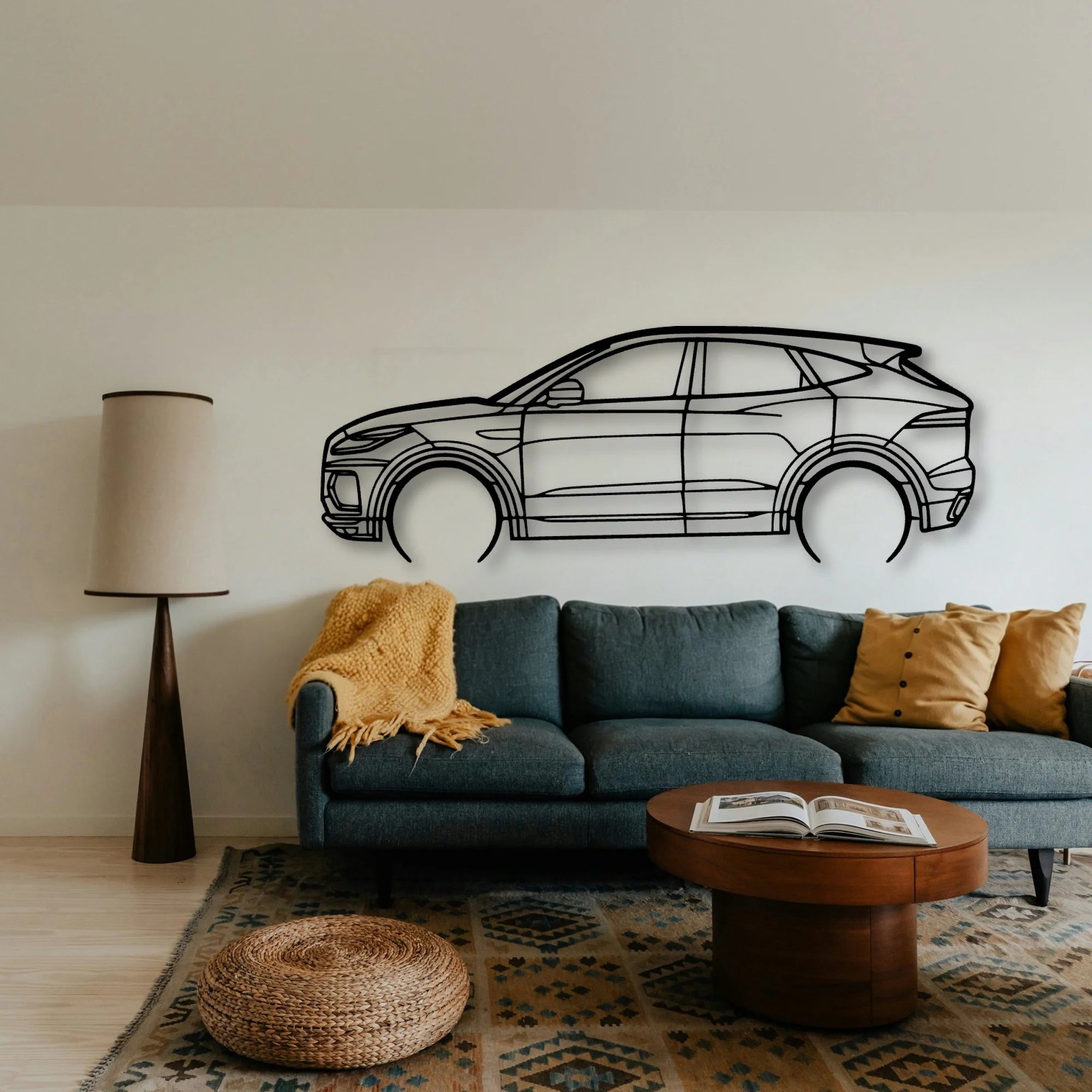 E PACE R Dynamic 2022 Classic Silhouette Metal Wall Art - Tinvibe