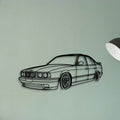 E34 Angle Classic Silhouette Metal Wall Art - Tinvibe