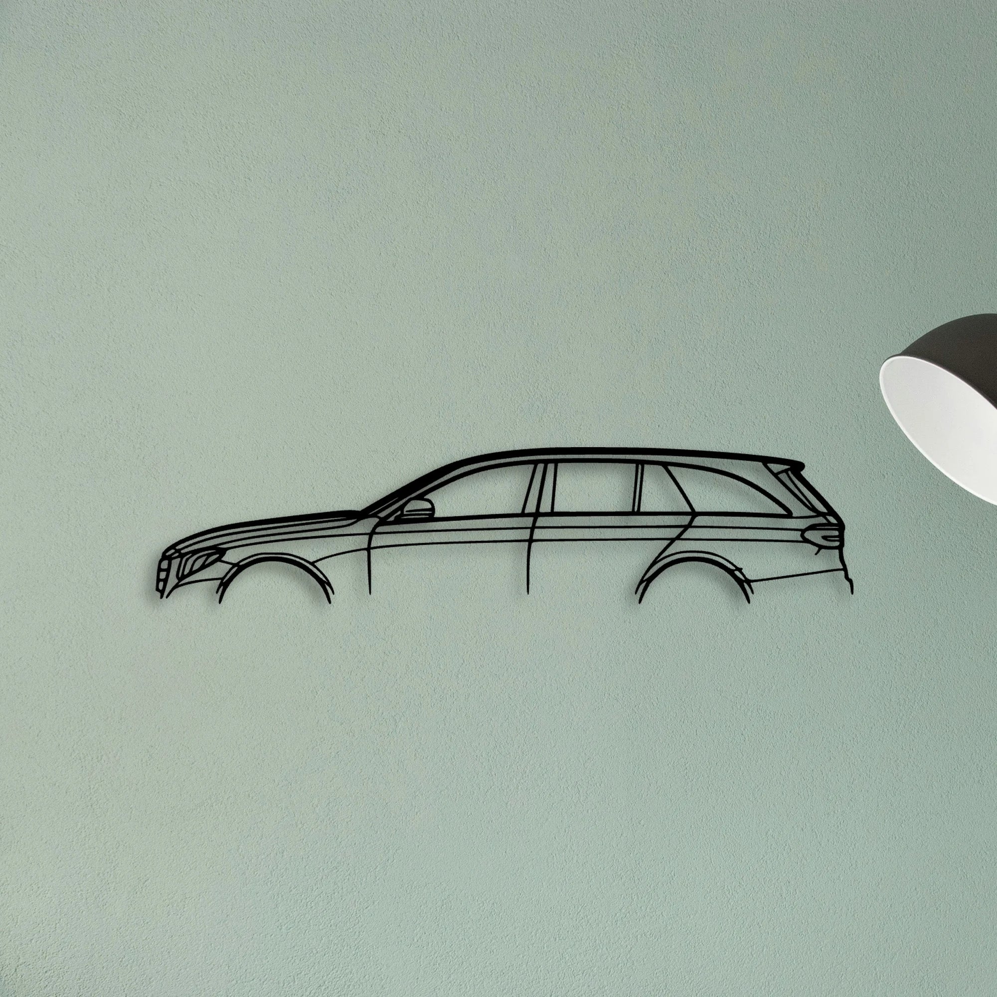 E400 T 2017 Classic Silhouette Metal Wall Art - Tinvibe