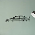 EVO IX Classic Silhouette Metal Wall Art - Tinvibe