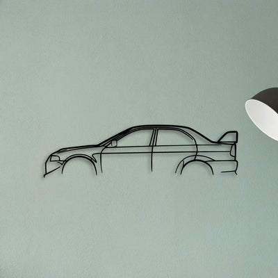 EVO VI Classic Silhouette Metal Wall Art - Tinvibe