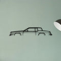 Eldo 1984 Classic Silhouette Metal Wall Art - Tinvibe