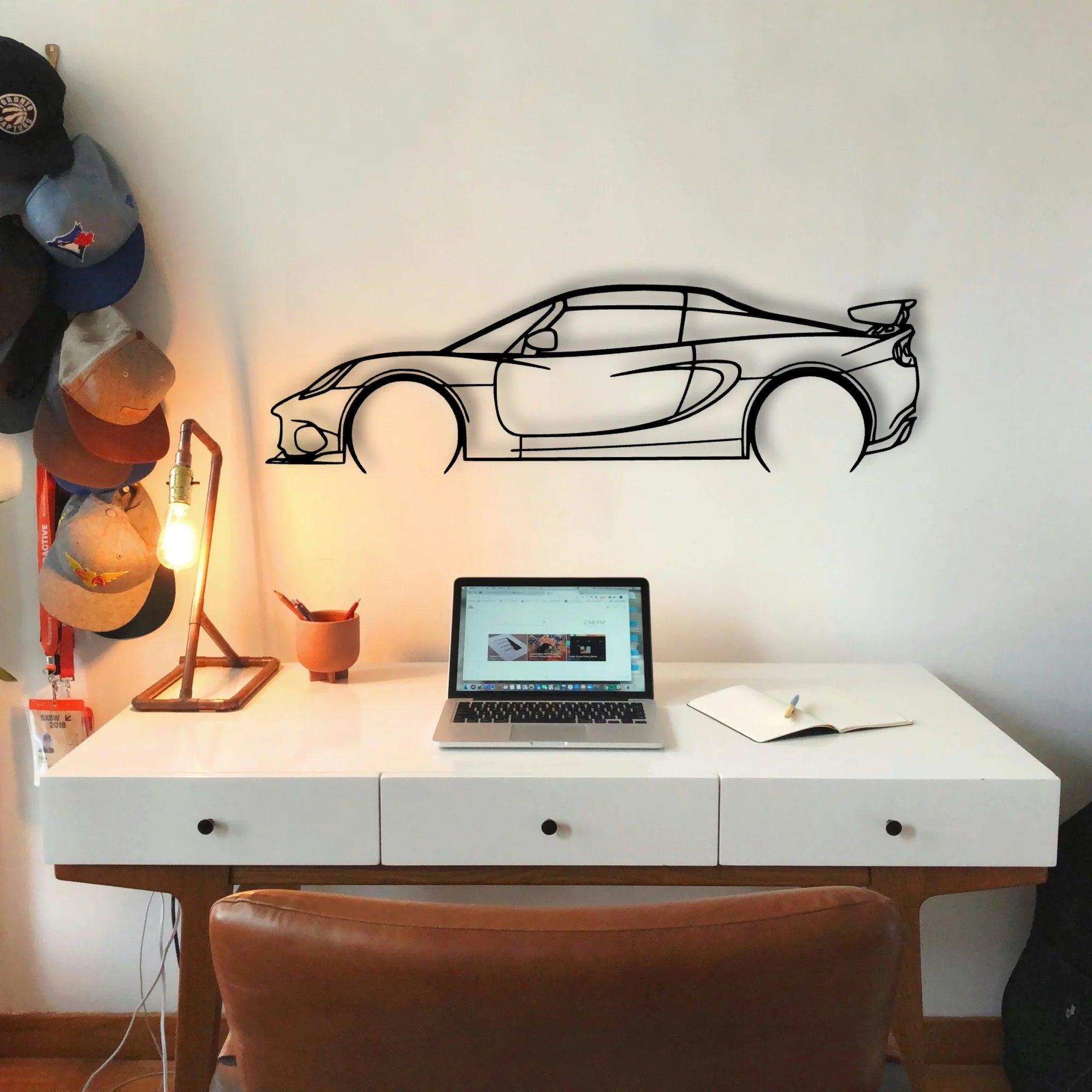 Elise CUP 250 2018 Classic Silhouette Metal Wall Art - Tinvibe