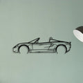 Elise S1 1999 Classic Silhouette Metal Wall Art - Tinvibe