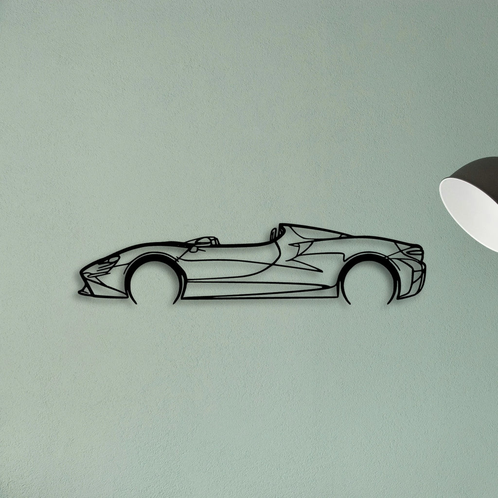 Elva 2022 Classic Silhouette Metal Wall Art - Tinvibe