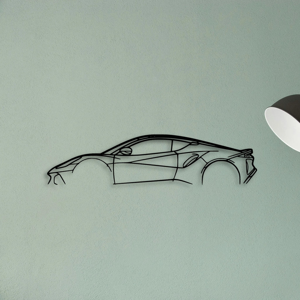 Emira 2 Classic Silhouette Metal Wall Art - Tinvibe