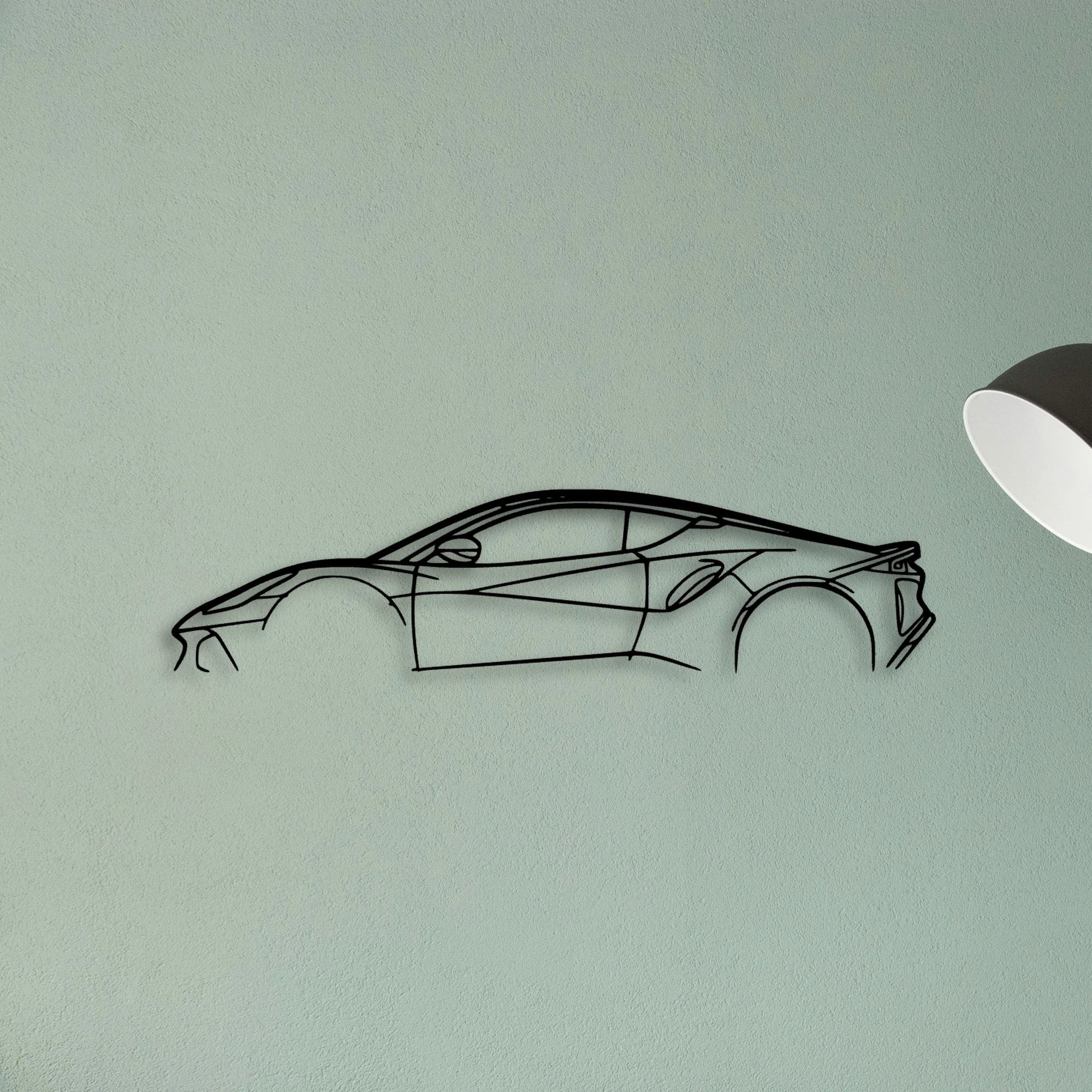 Emira 2 Classic Silhouette Metal Wall Art - Tinvibe