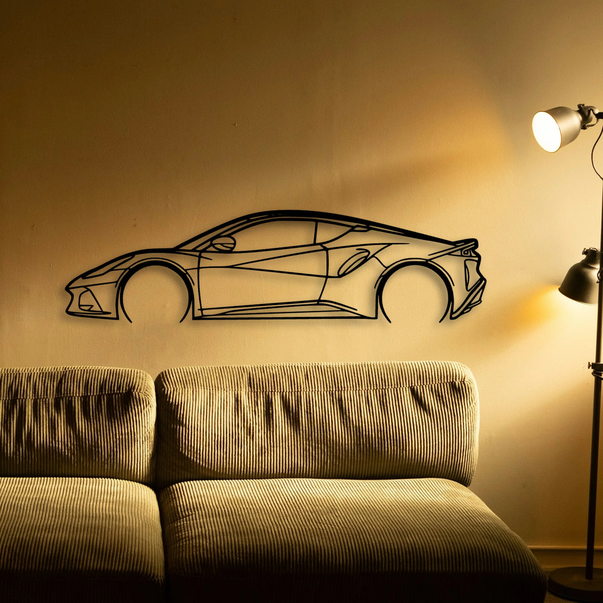 Emira 3 Classic Silhouette Metal Wall Art - Tinvibe