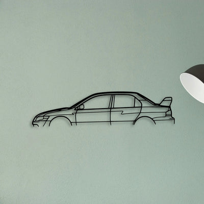EVO VII Classic Silhouette Metal Wall Art - Tinvibe