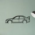 EVO VI 3 Classic Silhouette Metal Wall Art - Tinvibe