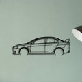 EVO X 2 Classic Silhouette Metal Wall Art - Tinvibe