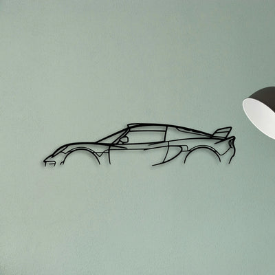 Exige Classic Silhouette Metal Wall Art - Tinvibe